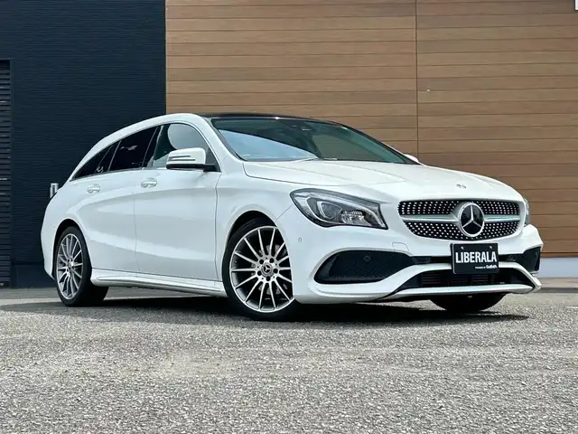 メルセデス・ベンツ ＣＬＡ１８０ Sブレイク AMG スタイル 宮崎県 2019(平31)年 4.8万km ポーラホワイト 純正ナビゲーション/・Bluetooth/・CD DVD/・バックカメラ/・フルセグTV/アンビエントライト/パノラミックルーフ/ハーマンカードン/ドライブレコーダー/ハーフレザー/・D/N席パワーシート/・D/N席シートヒーター/AMGパッケージ/レーダーセーフティ/パワーバックドア/アクティブクルーズコントロール