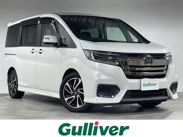 ホンダ ステップワゴン スパーダ クルスピセンシング 神奈川県 2018(平30)年 3.4万km プラチナホワイトパール 純正10型ナビ（VXV-197SWi）/純正フリップダウンモニター/バックカメラ/両側パワースライドドア/ホンダセンシング/衝突軽減ブレーキ(CMBS)/アダプティブクルーズコントロール（ACC)/車線維持支援システム/路外逸脱抑制機能/先行車発進お知らせ機能/前後ドライブレコーダー/パドルシフト/前席シートヒーター/ビルトインＥＴＣ/スマートキ/スペアキー