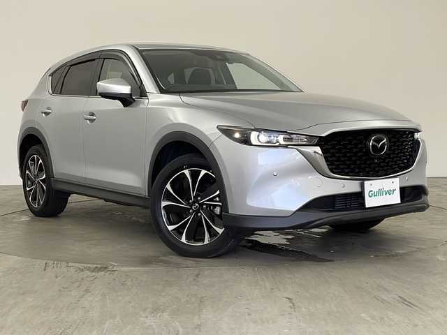 マツダ ＣＸ－５ XD プロアクティブ 兵庫県 2022(令4)年 2.5万km ソニックシルバーM ・純正ナビ/TV/Bluetooth/USB/スマートフォン連携/・全方位カメラ/・i-ACTIVSENSE（アイアクティブセンス）/・TCS（トラクションコントロールシステム）/・SBS（スマートブレーキサポート）/・SCBS（スマートシティブレーキサポート）/・HUD（ヘッドアップディスプレイ）/・BSM（ブラインドスポットモニター）/・i-stop/・ドライバーアテンションアラート/・レーダークルーズコントロール/・レーンキープアシストシステム/・コーナーセンサー/・パワーバックドア/・パワーシート（運転席）/・前席シートヒーター/・ステアリングヒーター/・パドルシフト/・純正19インチアルミホイール/・アダプティブLEDヘッドライト/・LEDライト/・ETC/・スマートキー