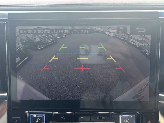 トヨタ アルファードハイブリット SR 沖縄県 2019(令1)年 6.1万km ホワイトパールクリスタルシャイン 社外９インチナビ　/（ＡＭ／ＦＭ／ＣＤ／ＤＶＤ／ＢＴ）　/バックカメラ　/フルセグＴＶ　/サンルーフ　/後席モニター　/パワーシート　/シートヒーター　/両側パワスラ　/レザーシート　/コーナーセンサー/オットマン/純正フロアマット/純正17AW/クルーズコントロール/LEDヘッドライト/オートライト/ドラレコ