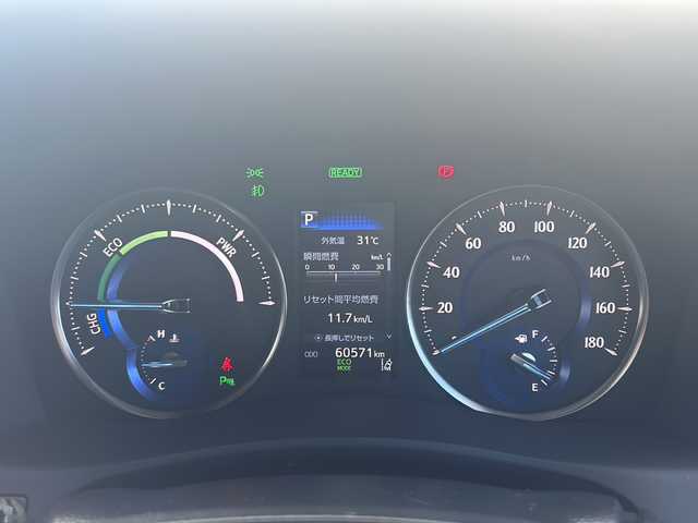 トヨタ アルファードハイブリット SR 沖縄県 2019(令1)年 6.1万km ホワイトパールクリスタルシャイン 社外９インチナビ　/（ＡＭ／ＦＭ／ＣＤ／ＤＶＤ／ＢＴ）　/バックカメラ　/フルセグＴＶ　/サンルーフ　/後席モニター　/パワーシート　/シートヒーター　/両側パワスラ　/レザーシート　/コーナーセンサー/オットマン/純正フロアマット/純正17AW/クルーズコントロール/LEDヘッドライト/オートライト/ドラレコ