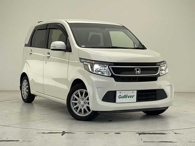 ホンダ Ｎ ＷＧＮ G スタイリッシュパッケージ 沖縄県 2015(平27)年 5.3万km プレミアムホワイトパールⅡ 純正ナビ（VXM-164VFi）/（フルセグＴＶ　ＤＶＤ　CD　SD　Ｂｌｕｅｔｏｏｔｈ）/クルーズコントロール/バックカメラ/ハーフレザーシート/シートヒーター/純正アルミホイール/オートライト/ステアリングリモコン/スマートキー/プッシュスタート/衝突軽減ブレーキ