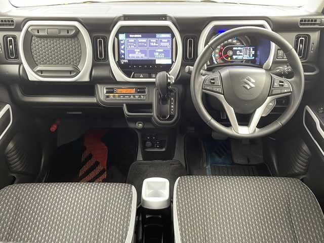 スズキ ハスラー HYBRID X 大阪府 2022(令4)年 1.3万km アクティブイエロー/ソフトベージュメタリック 純正メモリーナビ/・フルセグTV/・Bluetooth/・USB接続/・FM/AM/全方位カメラ/セーフティサポート/衝突軽減システム/レーダークルーズコントロール/前後クリアランスソナー/オートマチックハイビーム/レーンキープアシスト/スマートキー/純正アルミホイール/LEDヘッドライト