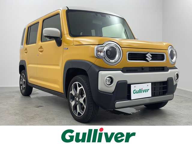 スズキ ハスラー HYBRID X 大阪府 2022(令4)年 1.3万km アクティブイエロー/ソフトベージュメタリック 純正メモリーナビ/・フルセグTV/・Bluetooth/・USB接続/・FM/AM/全方位カメラ/セーフティサポート/衝突軽減システム/レーダークルーズコントロール/前後クリアランスソナー/オートマチックハイビーム/レーンキープアシスト/スマートキー/純正アルミホイール/LEDヘッドライト