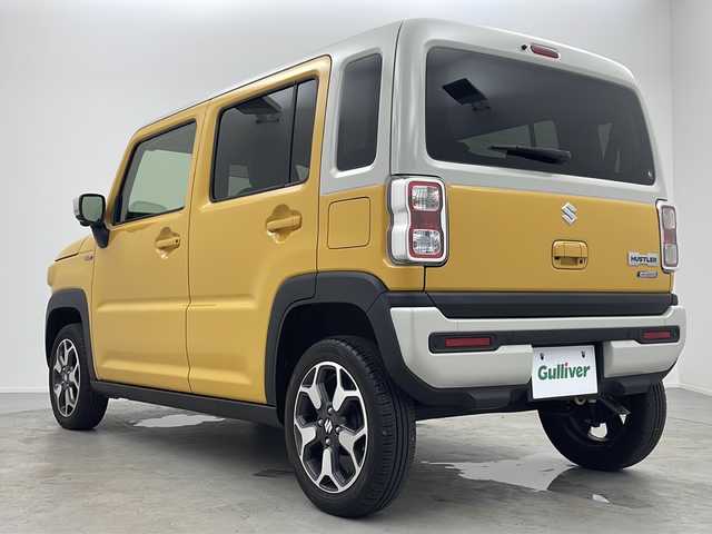 スズキ ハスラー HYBRID X 大阪府 2022(令4)年 1.3万km アクティブイエロー/ソフトベージュメタリック 純正メモリーナビ/・フルセグTV/・Bluetooth/・USB接続/・FM/AM/全方位カメラ/セーフティサポート/衝突軽減システム/レーダークルーズコントロール/前後クリアランスソナー/オートマチックハイビーム/レーンキープアシスト/スマートキー/純正アルミホイール/LEDヘッドライト