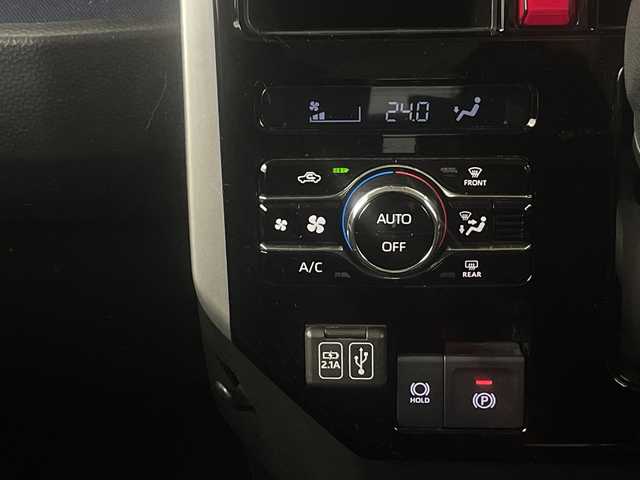 トヨタ ルーミー カスタムG－T 埼玉県 2022(令4)年 2.5万km パールホワイトⅢ 純正ディスプレイオーディオ（applecarplay・フルセグTV）/バックカメラ/ビルトインETC2.0/前後ドライブレコーダー/両側電動スライドドア/衝突被害軽減ブレーキ/レーダークルーズコントロール/レーンキープアシスト/前席シートヒーター/純正アルミホイール/前後コーナーセンサー/エンジンスターター/純正フロアマット/純正ドアバイザー/横滑り防止装置/盗難防止装置/LEDヘッドライト