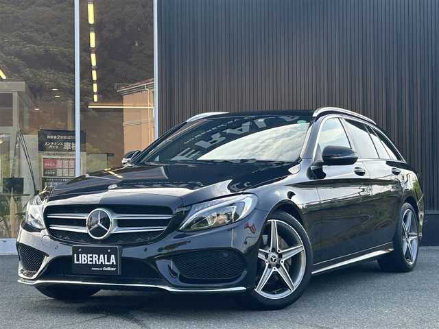 メルセデス・ベンツ Ｃ１８０ ステーションW ローレウスED 福岡県 2018(平30)年 5.3万km オブシディアンブラック パノラマサンルーフ/レーダーセーフティパッケージ/アダプティブクルーズコントロール/レーンキープアシスト/ブラインドスポットモニター/アクティブセーフティブレーキ/純正ナビ/フルセグTV/Ｂカメラ　/ＢＴ　/黒革　/シートＨ　/ＬＥＤ　/Ａライト　/Ｐバックドア　/アンビエントライト　/ステアリングＳ　/パドルＳ　/純正１８インチアルミホイール　/ＥＴＣ２．０