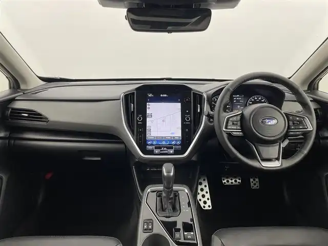 スバル クロストレック リミテッド 群馬県 2023(令5)年 4.9万km クリスタルブラックシリカ サンルーフ(電動チルト&スライド式)/本革シート(ブラック/グレー/シルバーステッチ)/ルーフレール(ダークグレー塗装)/ナビゲーション機能/＝＝＝＝＝/11.6インチセンターインフォメーションディスプレイ/・AM/FM/USB/AppleCarPlay/AndroidAuto/アイサイトコアテクノロジー/・プリクラッシュブレーキ/前側方プリクラッシュブレーキ/緊急時プリクラッシュステアリング/・後退時ブレーキアシスト/・AT誤発進/誤後進抑制制御/・ツーリングアシスト/・全車速追従機能付クルーズコントロール/・車線逸脱抑制/車線逸脱警報/ふらつき警報//先行車発進お知らせ機能/青信号お知らせ機能/アイサイトセイフティプラス(運転支援/視界拡張)/・スバルリヤビークルディテクション(後側方警戒支援システム)/・エマージェンシーレーンキープアシスト/・ドライバー異常時対応システム/・アレイ式アダプティブドライビングビーム/・デジタルマルチビューモニター(フロント/サイド/リヤ/トップ/3D)/・前側方警戒アシスト/ドライバーモニタリング/前席パワーシート/シートヒーター/ステアリングヒーター/ステアリングスイッチ/スマートキー×2本