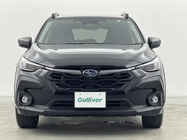 スバル クロストレック リミテッド 群馬県 2023(令5)年 4.9万km クリスタルブラックシリカ サンルーフ(電動チルト&スライド式)/本革シート(ブラック/グレー/シルバーステッチ)/ルーフレール(ダークグレー塗装)/ナビゲーション機能/＝＝＝＝＝/11.6インチセンターインフォメーションディスプレイ/・AM/FM/USB/AppleCarPlay/AndroidAuto/アイサイトコアテクノロジー/・プリクラッシュブレーキ/前側方プリクラッシュブレーキ/緊急時プリクラッシュステアリング/・後退時ブレーキアシスト/・AT誤発進/誤後進抑制制御/・ツーリングアシスト/・全車速追従機能付クルーズコントロール/・車線逸脱抑制/車線逸脱警報/ふらつき警報//先行車発進お知らせ機能/青信号お知らせ機能/アイサイトセイフティプラス(運転支援/視界拡張)/・スバルリヤビークルディテクション(後側方警戒支援システム)/・エマージェンシーレーンキープアシスト/・ドライバー異常時対応システム/・アレイ式アダプティブドライビングビーム/・デジタルマルチビューモニター(フロント/サイド/リヤ/トップ/3D)/・前側方警戒アシスト/ドライバーモニタリング/前席パワーシート/シートヒーター/ステアリングヒーター/ステアリングスイッチ/スマートキー×2本