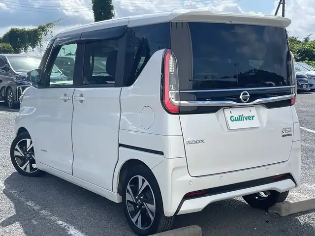 日産 ルークス HWS Gターボ アーバンクロム プロパイロットED 千葉県 2021(令3)年 2.6万km ホワイトパール ９型ナビＭＭ３２０Ｄ－Ｌ　全方位カメラ　プロパイロット　両側電動スライドドア　ハンズフリーオートスライド　シートヒーター　フルセグ　合皮シート　ドラレコ　ＬＥＤライト　オートライト　１５インチＡＷ