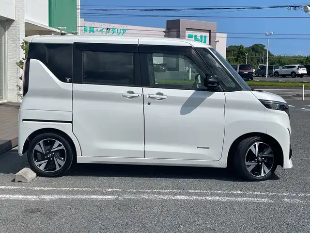 日産 ルークス HWS Gターボ アーバンクロム プロパイロットED 千葉県 2021(令3)年 2.6万km ホワイトパール ９型ナビＭＭ３２０Ｄ－Ｌ　全方位カメラ　プロパイロット　両側電動スライドドア　ハンズフリーオートスライド　シートヒーター　フルセグ　合皮シート　ドラレコ　ＬＥＤライト　オートライト　１５インチＡＷ