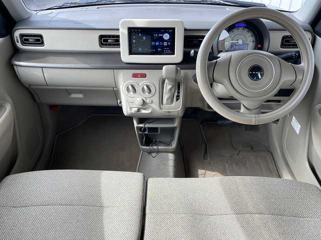 スズキ ラパン G 長野県 2016(平28)年 7.7万km アーバンブラウンパールメタリック レーダーブレーキ/社外ディスプレイオーディオ/プッシュスタート/スマートキー/ETC/社外アルミ冬タイヤ４本積込/保証書・取説