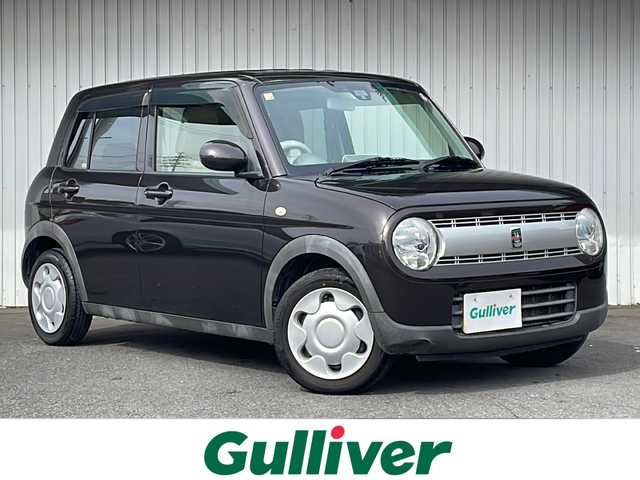 スズキ ラパン G 長野県 2016(平28)年 7.7万km アーバンブラウンパールメタリック レーダーブレーキ/社外ディスプレイオーディオ/プッシュスタート/スマートキー/ETC/社外アルミ冬タイヤ４本積込/保証書・取説