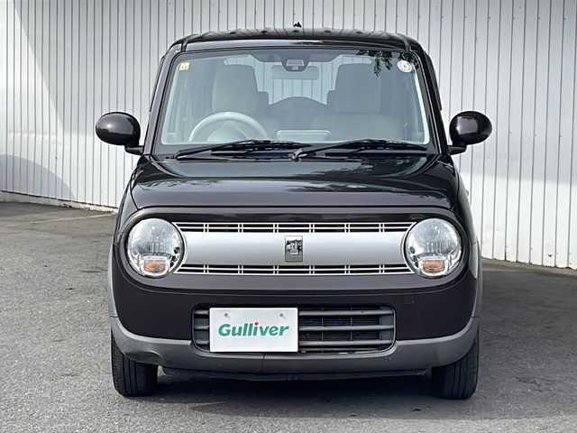 スズキ ラパン G 長野県 2016(平28)年 7.7万km アーバンブラウンパールメタリック レーダーブレーキ/社外ディスプレイオーディオ/プッシュスタート/スマートキー/ETC/社外アルミ冬タイヤ４本積込/保証書・取説