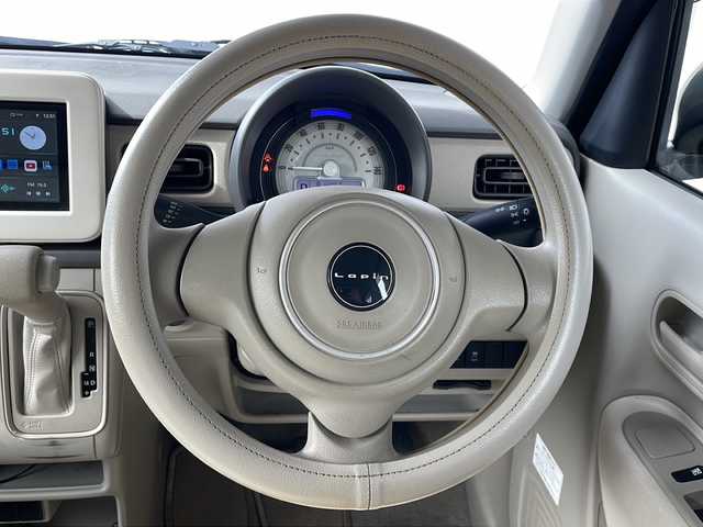 スズキ ラパン G 長野県 2016(平28)年 7.7万km アーバンブラウンパールメタリック レーダーブレーキ/社外ディスプレイオーディオ/プッシュスタート/スマートキー/ETC/社外アルミ冬タイヤ４本積込/保証書・取説