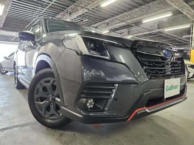 スバル フォレスター ハイブリッド X－ブレイク 宮崎県 2022(令4)年 7.1万km マグネタイトグレーメタリック ワンオーナー/純正8型ナビTV/バックカメラ/レーダークルーズコントロール/クリアランスソナー/プリクラッシュブレーキ/後退時ブレーキアシスト/前後AT誤発進抑制制御/車線逸脱抑制/警報/ふらつき警報/先行車発進お知らせ機能/デジタルインナーミラー/LEDヘッドランプ/革巻きステアリング/ステアリングヒーター/パドルシフト/撥水ポリウレタンシート/全席シートヒーター/前席パワーシート/運転席ポジションメモリー/純正17インチアルミホイール/スマートキー/エンジンプッシュスタート/禁煙車