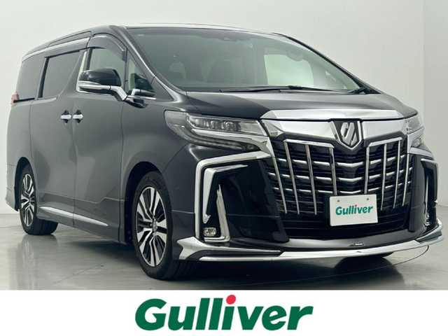 トヨタ アルファード S Cパッケージ 熊本県 2020(令2)年 4.3万km ブラック JBLプレミアムサウンド/モデリスタエアロフル/サンルーフ/純正ナビ（ＣＤ・ＤＶＤ・フルセグ・ＢＴ・ＡｐｐｌＣａｒＰｌａｙ・ＡｎｄｒｏｉｄＡｕｔｏ・ＵＳＢ）/全周囲カメラ　/ビルトインETC2.0/社外前後ドライブレコーダー　/純正後席フリップダウンモニター/レーダークルーズコントロール/プリクラッシュセーフティ/レーンキープアシスト/駐車時支援パーキングサポートシステム/リアクロストラフィックアラート/ロードサインアシスト/ブラインドスポットモニター/両側パワースライドドア　/前後クリアランスソナー/前席シートヒーター/前席エアーシート/助手席・2列目オットマン/横滑り防止/前後クリアランスソナー/デジタルインナーミラー/パワーバックドア/純正フロアマット/純正１８インチAW/オートライト/オートマチックハイビーム/LEDヘッドライト/フォグライト/スマートキー/プッシュスタート/スペアキー1本/保証書/取扱説明書