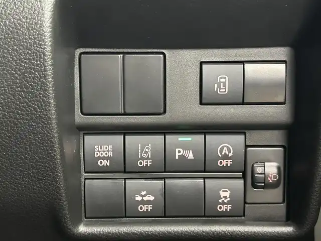 スズキ ソリオ HV MX 千葉県 2021(令3)年 0.9万km ピュアホワイトP 禁煙車/社外ナビ/・CN-RZ865/・CD/DVD/BT/フルセグ/左側パワースライドドア/デュアルカメラブレーキサポート/コーナーセンサー/前席シートヒーター/レーダークルーズコントロール/車線逸脱警報/ETC/純正15インチアルミホイール/スマートキー/スペアキー/横滑り防止装置/サイド＆カーテンエアバッグ