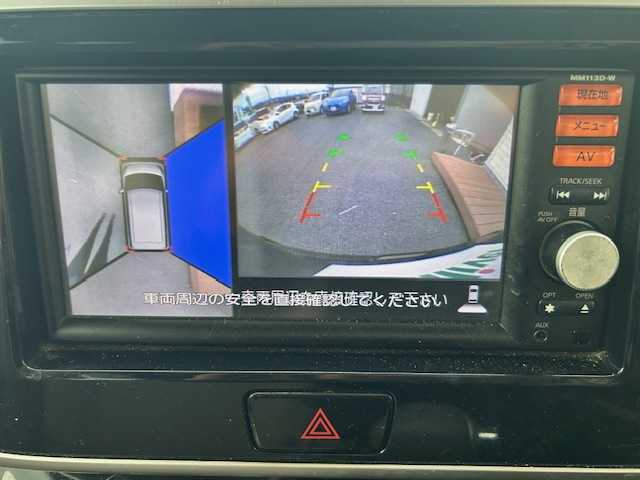日産 デイズ ルークス X 茨城県 2014(平26)年 8.4万km 茶 純正ナビ　/純正アルミホイール　/全方位カメラ　/電格ミラー/片側パワースライドドア　/スマートキー　/スペアキー　/取扱説明書　/パワーステアリング　/パワーウィンドウ　/純正フロアマット　/ＡＢＳ　/フルセグテレビ
