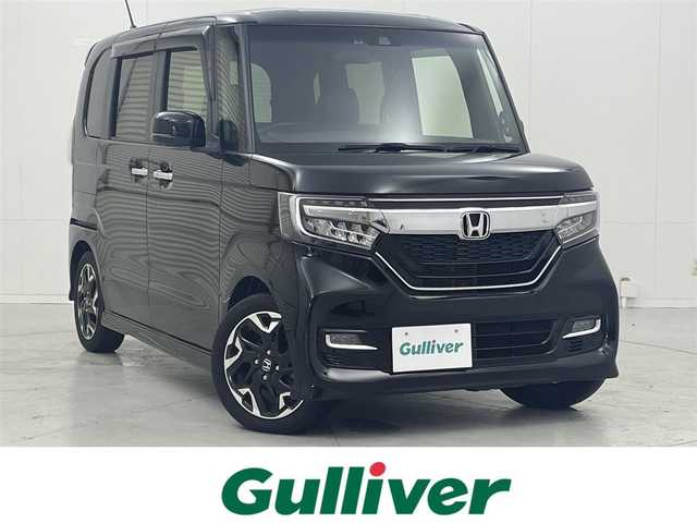 ホンダ Ｎ ＢＯＸ カスタム G L ターボ ホンダセンシング 茨城県 2020(令2)年 3.7万km クリスタルブラックパール 社外ナビ［AVN-R10］/フルセグ再生可/両側電動スライドドア/バックカメラ/コーナーセンサー（後のみ）/ハーフレザーシート/シートヒーター/純正アルミホイール/純正フロアマット/ビルトインETC