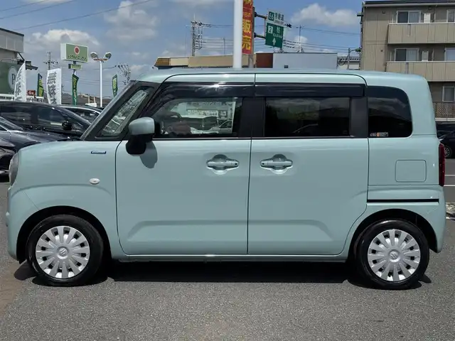 スズキ ワゴンＲ スマイル HYBRID S 千葉県 2021(令3)年 2.7万km オフブルーM スズキセーフティーサポート/衝突軽減ブレーキ/レーダークルーズコントロール/レーンキープアシスト/誤発進抑制システム/純正9インチナビ/フルセグTV/Bluetooth/CarPlay/全方位カメラ/両側電動スライドドア/コーナーセンサー/D/N席シートヒーター /前後ドライブレコーダー/ヘッドアップディスプレイ/保証書・取説/スペアキー