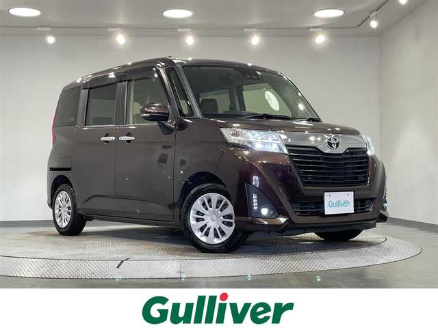 トヨタ ルーミー G 愛知県 2020(令2)年 7.3万km プラムブラウンパールクリスタルシャイン ECLIPSEナビ/（AM/FM/フルセグTV）/衝突軽減ブレーキ/両側電動スライドドア/シートヒーター/LEDヘッドライト/ETC/バックカメラ/クルーズコントロール/ドライブレコーダー/コーナーセンサー/レーンキープアシスト/パーキングアシスト/スマートキー/アイドリングストップ