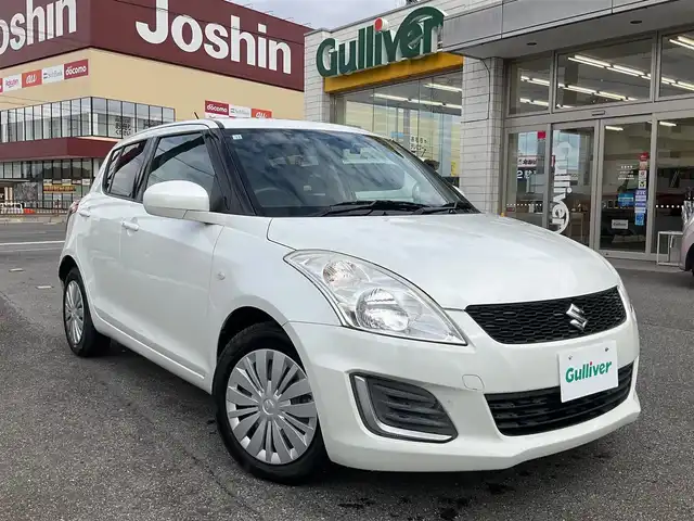 スズキ スイフト XG 滋賀県 2016(平28)年 7.2万km ピュアホワイトP イクリプスメモリナビ/　フルセグテレビ　DVD再生機能/　Bluetooth対応/プッシュスタート/コムテックドライブレコーダー/ETC/保証書/取扱説明書/スペアキーあり