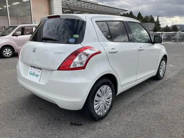 スズキ スイフト XG 滋賀県 2016(平28)年 7.2万km ピュアホワイトP イクリプスメモリナビ/　フルセグテレビ　DVD再生機能/　Bluetooth対応/プッシュスタート/コムテックドライブレコーダー/ETC/保証書/取扱説明書/スペアキーあり