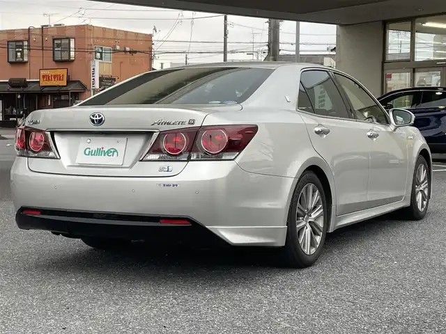 トヨタ クラウン ハイブリッド アスリートSJ-フロンティアLTD 茨城県 2018(平30)年 8.9万km プレシャスシルバー 純正ナビ(AM/FM/BT/フルセグ/USB)/レーダークルーズコントロール/プリクラッシュセーフティ/前後ドライブレコーダー(TZ-DR212/車線逸脱警報機能/レーンディパーチャーアラート/クリアランスソナー/横滑り防止機能/走行モード変更機能/シートヒーター/ステアリングヒーター/オートライト/オートハイビーム/リアサンシェード/LEDヘッドライト/ビルトインETC/純正フロアマット/アルミペダル/コーナーセンサー/バニティランプ/電動格納ミラー