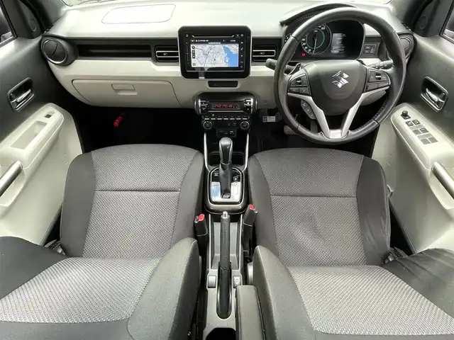 スズキ イグニス ハイブリッド MZ 滋賀県 2017(平29)年 4万km ネオンブルーM 純正メモリナビ/CD/DVD/AUX/Bluetooth/フルセグTV/全方位カメラ/フロント/サイド/バックカメラ/運転席シートヒーター/クルーズコントロール/純正１６インチアルミホイール/パドルシフト/LEDヘッドライト/プッシュスタート/スマートキー×２/ビルトインETC