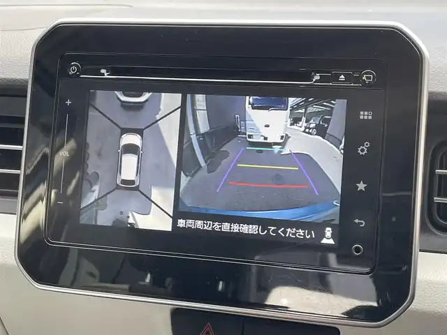 スズキ イグニス ハイブリッド MZ 滋賀県 2017(平29)年 4万km ネオンブルーM 純正メモリナビ/CD/DVD/AUX/Bluetooth/フルセグTV/全方位カメラ/フロント/サイド/バックカメラ/運転席シートヒーター/クルーズコントロール/純正１６インチアルミホイール/パドルシフト/LEDヘッドライト/プッシュスタート/スマートキー×２/ビルトインETC