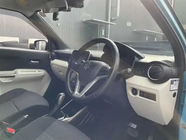 スズキ イグニス ハイブリッド MZ 滋賀県 2017(平29)年 4万km ネオンブルーM 純正メモリナビ/CD/DVD/AUX/Bluetooth/フルセグTV/全方位カメラ/フロント/サイド/バックカメラ/運転席シートヒーター/クルーズコントロール/純正１６インチアルミホイール/パドルシフト/LEDヘッドライト/プッシュスタート/スマートキー×２/ビルトインETC
