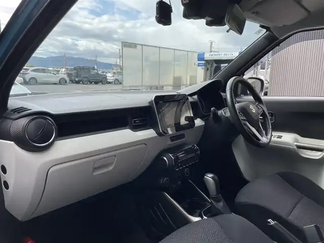 スズキ イグニス ハイブリッド MZ 滋賀県 2017(平29)年 4万km ネオンブルーM 純正メモリナビ/CD/DVD/AUX/Bluetooth/フルセグTV/全方位カメラ/フロント/サイド/バックカメラ/運転席シートヒーター/クルーズコントロール/純正１６インチアルミホイール/パドルシフト/LEDヘッドライト/プッシュスタート/スマートキー×２/ビルトインETC