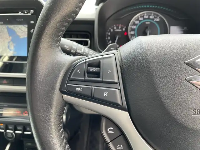 スズキ イグニス ハイブリッド MZ 滋賀県 2017(平29)年 4万km ネオンブルーM 純正メモリナビ/CD/DVD/AUX/Bluetooth/フルセグTV/全方位カメラ/フロント/サイド/バックカメラ/運転席シートヒーター/クルーズコントロール/純正１６インチアルミホイール/パドルシフト/LEDヘッドライト/プッシュスタート/スマートキー×２/ビルトインETC