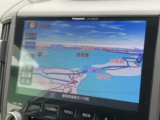 スバル インプレッサ ＸＶ 2．0i－S アイサイト 徳島県 2017(平29)年 13.4万km クリスタルホワイトP 4WD/純正ナビ(CN-LR820D)/(CD・DVD/Bluetooth/TV)/バックカメラ/前方ドライブレコーダー/衝突被害軽減システム/ブラインドスポットモニター/追従機能付クルーズコントロール/レーンキープアシスト/LEDヘッドライト/フロントフォグライト/オートライト/アダプティブフロントライティングシステム/Mモード付AT/パドルシフト/ドアバイザー/ダウンヒルアシストコントロール