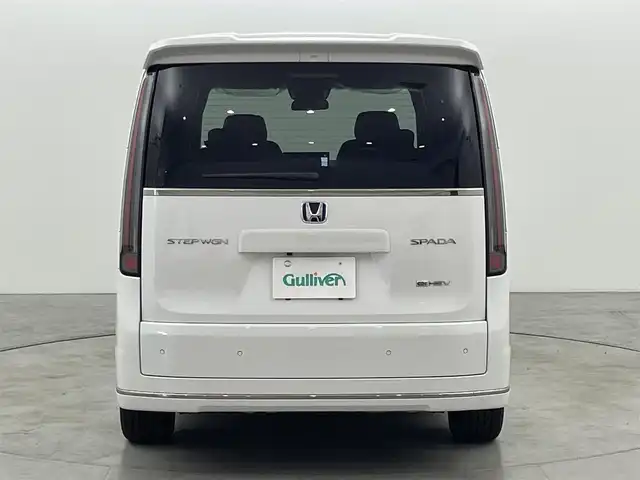 ホンダ ステップワゴン スパーダ eHEV 福岡県 2025(令7)年 0.1千km プラチナムホワイトパール 登録済未使用車　/純正１１．４型ナビ/フルセグTV　/バックカメラ　/アダプティブクルーズコントロール　/コーナーセンサー　/衝突軽減ブレーキ　/レーンキープ　/ブラインドスポットモニター　/アクセル踏み間違い防止　/パドルシフト　/両側電動スライドドア　/パワーバックドア　/ハーフレザーシート　/シートヒーター　/Wエアコン　/純正１６インチアルミホイール
