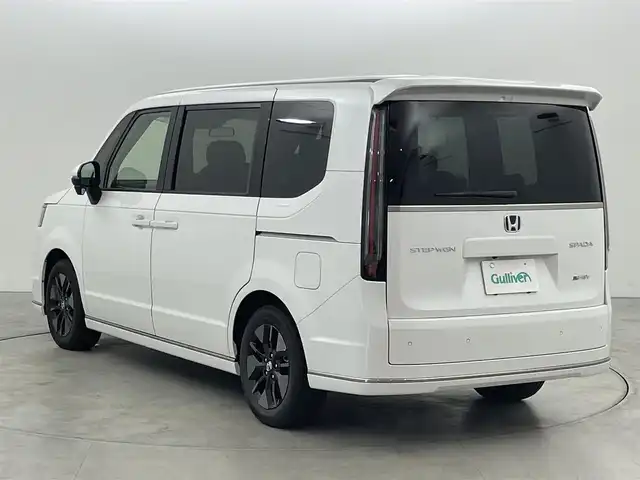 ホンダ ステップワゴン スパーダ eHEV 福岡県 2025(令7)年 0.1千km プラチナムホワイトパール 登録済未使用車　/純正１１．４型ナビ/フルセグTV　/バックカメラ　/アダプティブクルーズコントロール　/コーナーセンサー　/衝突軽減ブレーキ　/レーンキープ　/ブラインドスポットモニター　/アクセル踏み間違い防止　/パドルシフト　/両側電動スライドドア　/パワーバックドア　/ハーフレザーシート　/シートヒーター　/Wエアコン　/純正１６インチアルミホイール