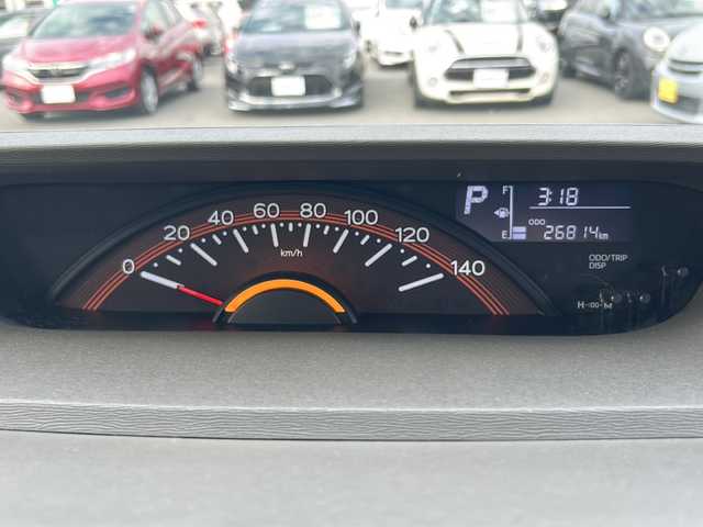 ダイハツ タント X 長野県 2016(平28)年 2.7万km ブライトシルバーメタリック ・社外オーディオ/CD/・左側パワースライドドア/・スマートキー/・エンジンプッシュスタート/・社外AW付きサマータイヤ車載