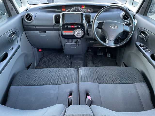 ダイハツ タント カスタム X リミテッド 長野県 2010(平22)年 6.4万km ミスティックレッドクリスタルメタリック 禁煙車/社外ナビ【HDV-909DT】/（CD/DVD/フルセグTV/BT）/ETC/片側パワースライドドア/ドライブレコーダー/ベンチシート/革巻きステアリング/スマートキー/電動格納ミラー