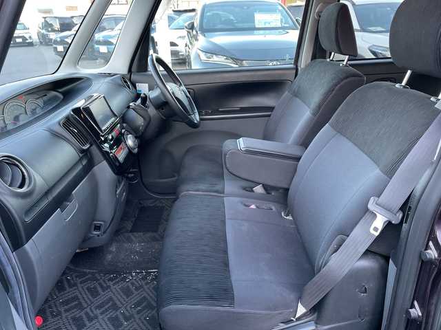 ダイハツ タント カスタム X リミテッド 長野県 2010(平22)年 6.4万km ミスティックレッドクリスタルメタリック 禁煙車/社外ナビ【HDV-909DT】/（CD/DVD/フルセグTV/BT）/ETC/片側パワースライドドア/ドライブレコーダー/ベンチシート/革巻きステアリング/スマートキー/電動格納ミラー