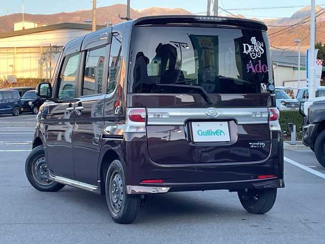 ダイハツ タント カスタム X リミテッド 長野県 2010(平22)年 6.4万km ミスティックレッドクリスタルメタリック 禁煙車/社外ナビ【HDV-909DT】/（CD/DVD/フルセグTV/BT）/ETC/片側パワースライドドア/ドライブレコーダー/ベンチシート/革巻きステアリング/スマートキー/電動格納ミラー