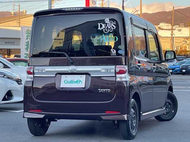 ダイハツ タント カスタム X リミテッド 長野県 2010(平22)年 6.4万km ミスティックレッドクリスタルメタリック 禁煙車/社外ナビ【HDV-909DT】/（CD/DVD/フルセグTV/BT）/ETC/片側パワースライドドア/ドライブレコーダー/ベンチシート/革巻きステアリング/スマートキー/電動格納ミラー