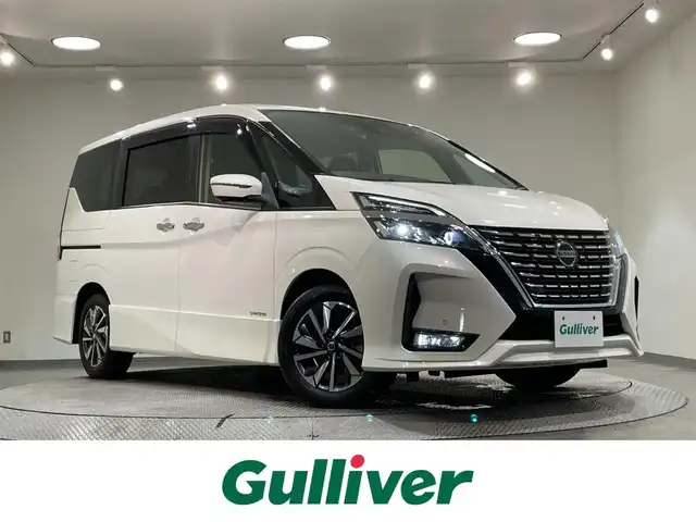日産 セレナ ハイウェイスター V 愛知県 2020(令2)年 2.8万km ブリリアントホワイトパール 純正ナビ/CD/DVD/BT/フルセグTV/プロパイロット/衝突軽減ブレーキ/両側パワースライドドア/アラウンドビューモニター/ビルトインETC/クルーズコントロール/ドライブレコーダー/コーナーセンサー/レーンキープアシスト/パーキングアシスト/プッシュスタート/スマートキー/純正フロアマット/純正16インチアルミホイール/オートライト