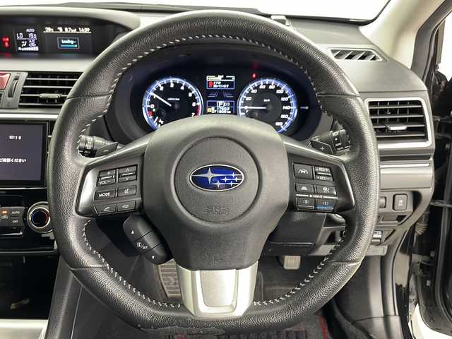 スバル レヴォーグ 1．6GT アイサイト Sスタイル 道央・札幌 2015(平27)年 7.2万km クリスタルブラックシリカ ・純正ナビ&CD&DVD&iPod&USB&SD&HDMI/・バックカメラ/・アイサイトVer.3/・プリクラッシュブレーキ/・アクティブレーンキープ/・追従型クルーズコントロール/・誤発進抑制機能/・誤後進抑制機能/・ヒルスタートアシスト/・アイドリングストップ/・横滑り防止装置/・SI-DRIVE/・社外前方ドライブレコーダー/・前席パワーシート/・ステアリングスイッチ/・革巻きステアリング/・プッシュスタート/・純正フロアマット/・電動格納ミラー/・ウィンカーミラー/・LEDヘッドライト/・オートライト/・ヘッドラスマートキー/・スマートキー/・スペアキー