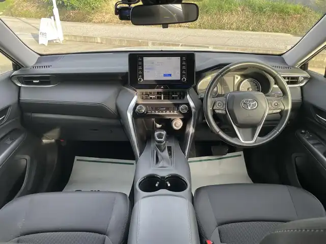 トヨタ ハリアー S 富山県 2021(令3)年 5.8万km ホワイトパールクリスタルシャイン メーカーナビ／/フルセグＴＶ／/Ｂｌｕｅｔｏｏｔｈ／/セーフティセンス／/レーダークルーズコントロール／/レーンキープアシスト／/前後ドライブレコーダー／/スマートキー／/ＬＥＤオートライト／/オートマチックハイビーム