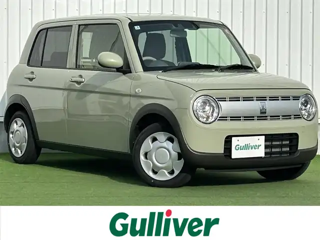 スズキ ラパン L 香川県 2025(令7)年 0.5万km トラッドカーキメタリック 登録時走行距離：4976km/シートヒーター/デュアルカメラブレーキサポート　/クリアランスソナー　/ステアリングリモコン　/オートライト　/純正フロアマット　/アイドリングストップ　/横滑り防止防止　/レーンキープアシスト　/スマートキー　/スペアキー