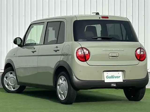 スズキ ラパン L 香川県 2025(令7)年 0.5万km トラッドカーキメタリック 登録時走行距離：4976km/シートヒーター/デュアルカメラブレーキサポート　/クリアランスソナー　/ステアリングリモコン　/オートライト　/純正フロアマット　/アイドリングストップ　/横滑り防止防止　/レーンキープアシスト　/スマートキー　/スペアキー