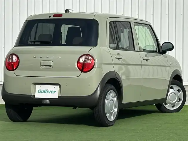 スズキ ラパン L 香川県 2025(令7)年 0.5万km トラッドカーキメタリック 登録時走行距離：4976km/シートヒーター/デュアルカメラブレーキサポート　/クリアランスソナー　/ステアリングリモコン　/オートライト　/純正フロアマット　/アイドリングストップ　/横滑り防止防止　/レーンキープアシスト　/スマートキー　/スペアキー