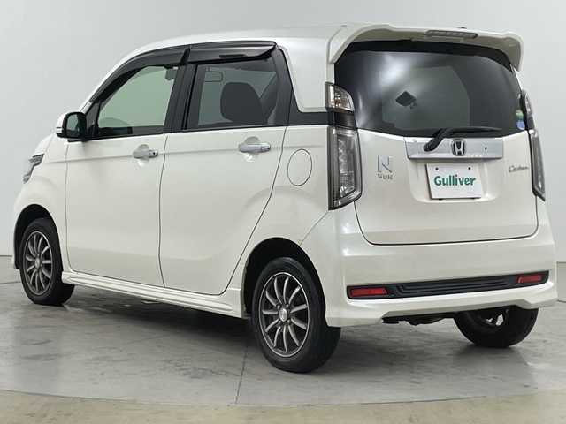 ホンダ Ｎ ＷＧＮ カスタム G 道央・札幌 2015(平27)年 6.7万km プレミアムホワイトパールⅡ ・４ＷＤ　/・Ｇａｔｈｅｒオーディオ　/・全方位ドラレコ　/・オートライト　/・プッシュスタート　/・前席シートヒーター　/・ベンチシート　/・電動格納ミラー　/・ウィンカーミラー　/・横滑り防止装置　/・ＡＡＣ　/・積込冬タイヤ社外ＡＷ/・ドアバイザー/・スマートキー/・スペアキー