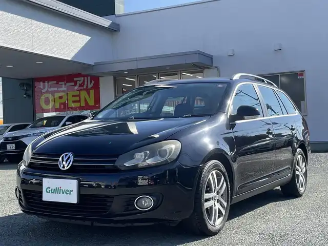 フォルクスワーゲン ゴルフ ヴァリアント TSI コンフォートライン 熊本県 2010(平22)年 10.6万km ディープブラックパールエフェクト 純正ナビ/【フルセグTV/Bluetooth/DVD/CD】/バックカメラ/横滑り防止システム/オートライト/ウインカーミラー/16インチ純正アルミホイール/純正フロアマット/ETC